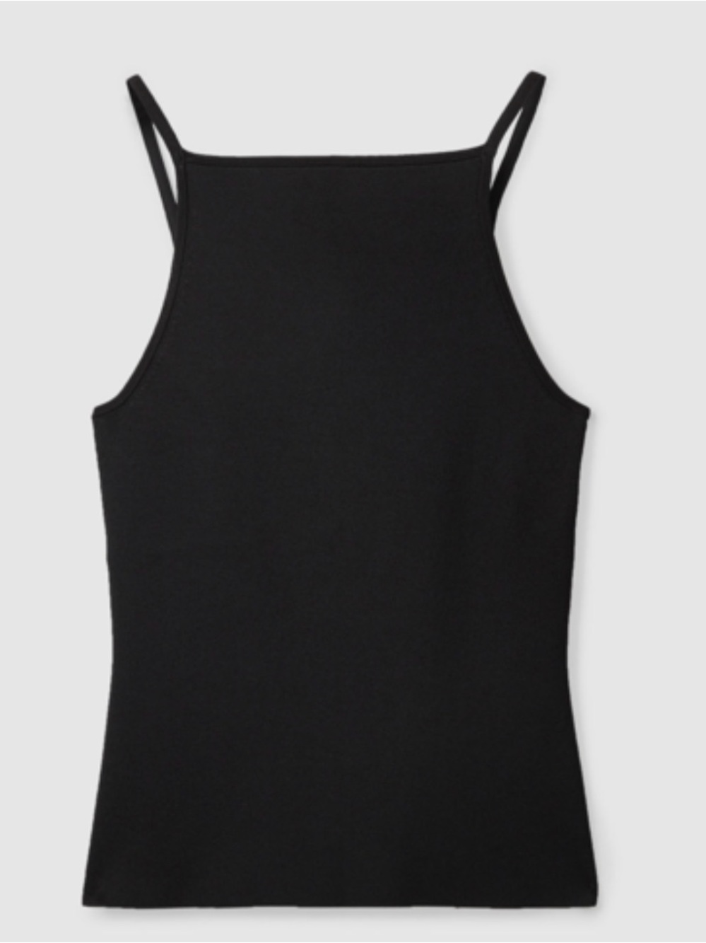 COS slim fit square neck tank top